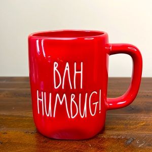 Last 1 - Rae Dunn “Bah Humbug!” Red Holiday Mug